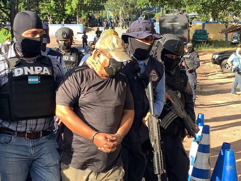 Fue capturado ayer en San Pedro Sula.
