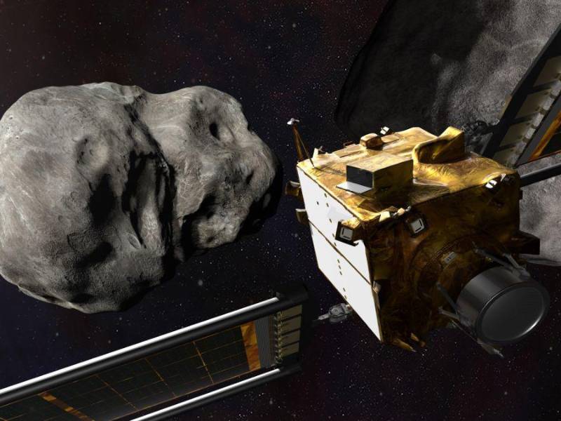 La nave de la NASA impactará contra un asteroide para desviarlo de su curso.