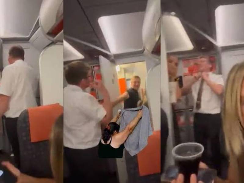 Video: Por tener intimidad en el avión los envían a la cárcel