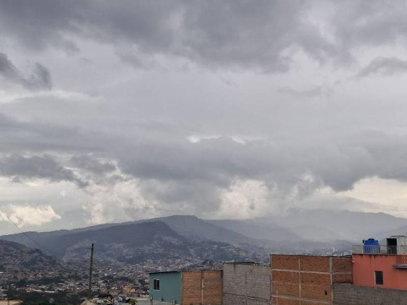 Fotografía de archivo durante un día nublado en Tegucigalpa.