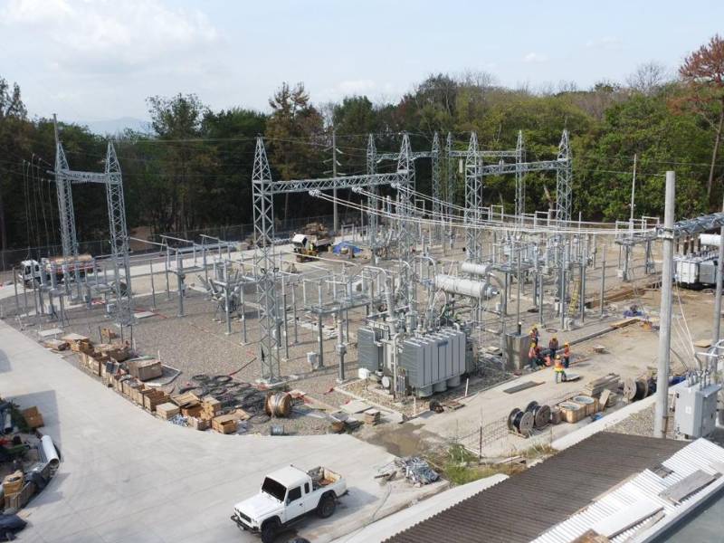 La subestación Bella Vista en San Pedro Sula es la primera de varias nuevas subestaciones que están construyendo en la zona norte, dijeron autoridades.