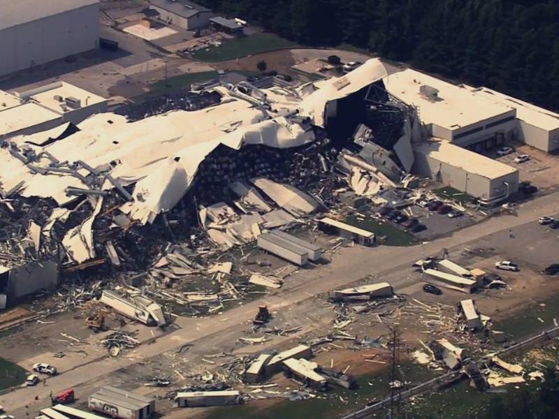Miles de medicamentos fueron destruidos tras el azote del tornado a una fábrica de Pfizer.