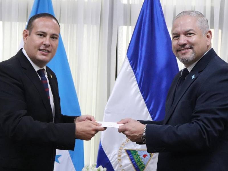 La Cancillería de Honduras recibió Copias de Estilo del nuevo Embajador de Nicaragua.