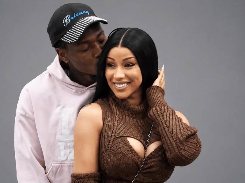 Cardi B y Stefon Diggs se dejaron ver así de cariñosos en un evento del Día de la Madre, el pasado fin de semana.