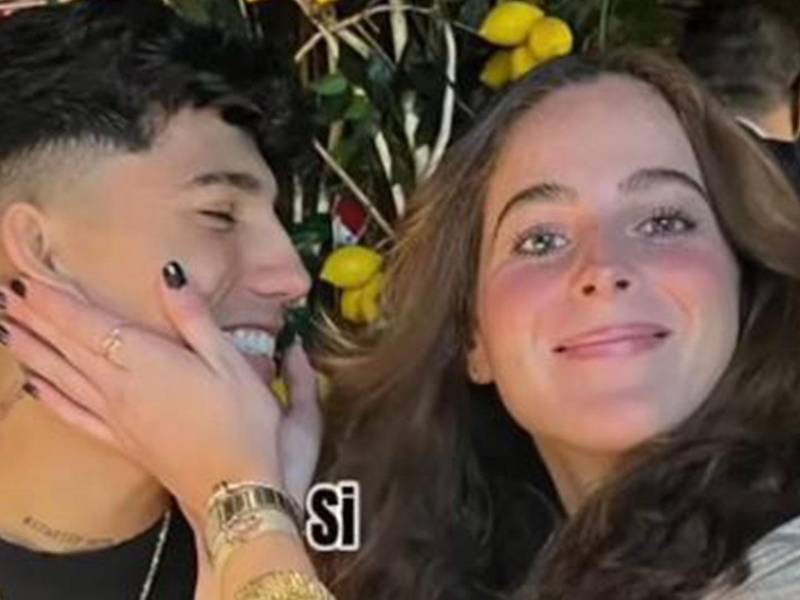 Captura de imagen de un video de la famosa expareja: Kevin Álvarez y Fátima Bosch.