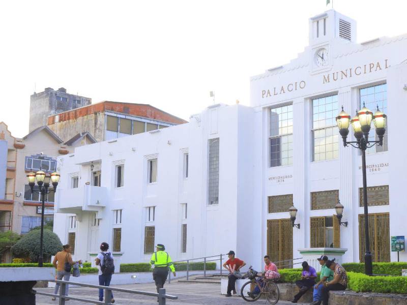 El Palacio Municipal de San Pedro Sula, cuyo alcalde reelecto es Roberto Contreras, del Partido Liberal.