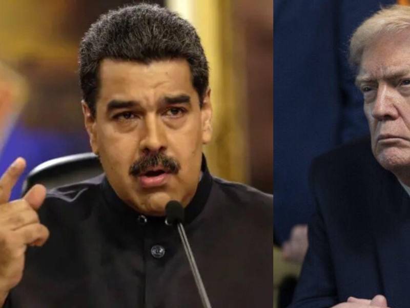 Nicolás Maduro (izquierda), expresidente venezolano detenido, y Donald Trump (derecha), presidente de Estados Unidos.