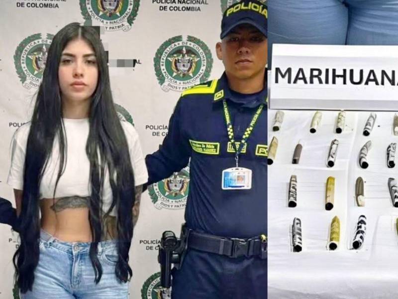 La joven ahora enfrenta cargos por tráfico de droga.