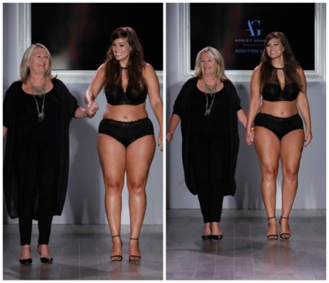 Ashley Graham en la Semana de la Moda de Nueva York 2015.