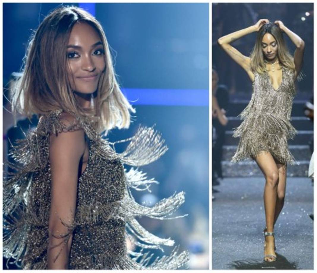 Jourdan Dunn con mucho brillo.