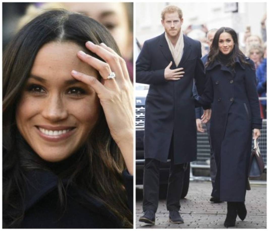 En una mañana fría en la ciudad del centro de Inglaterra, la pareja saludó y departió con las cientos de personas que se congregaron en las calle para saludarles.