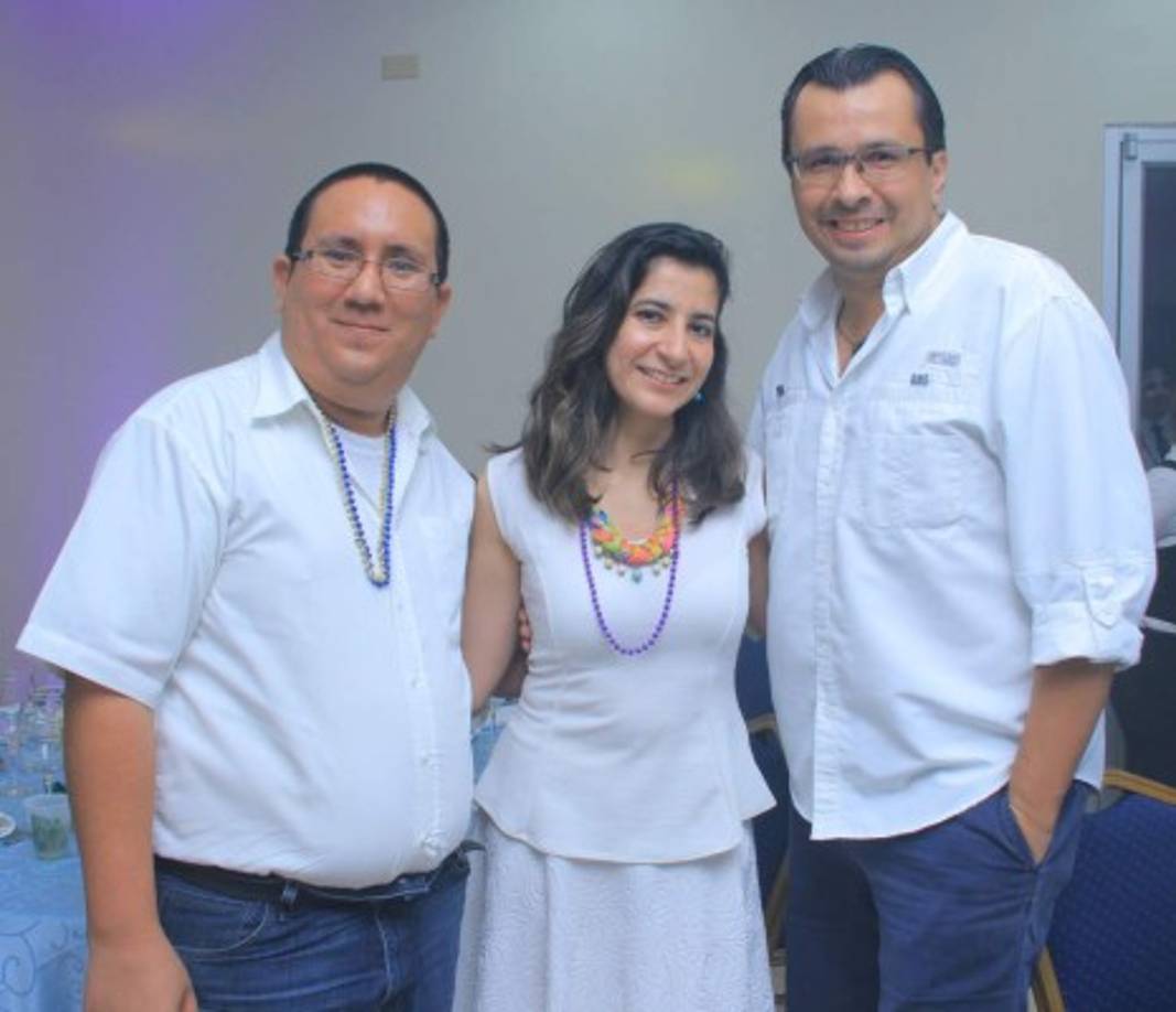 Luis Cruz, Johanna Kattán y German Briceño.