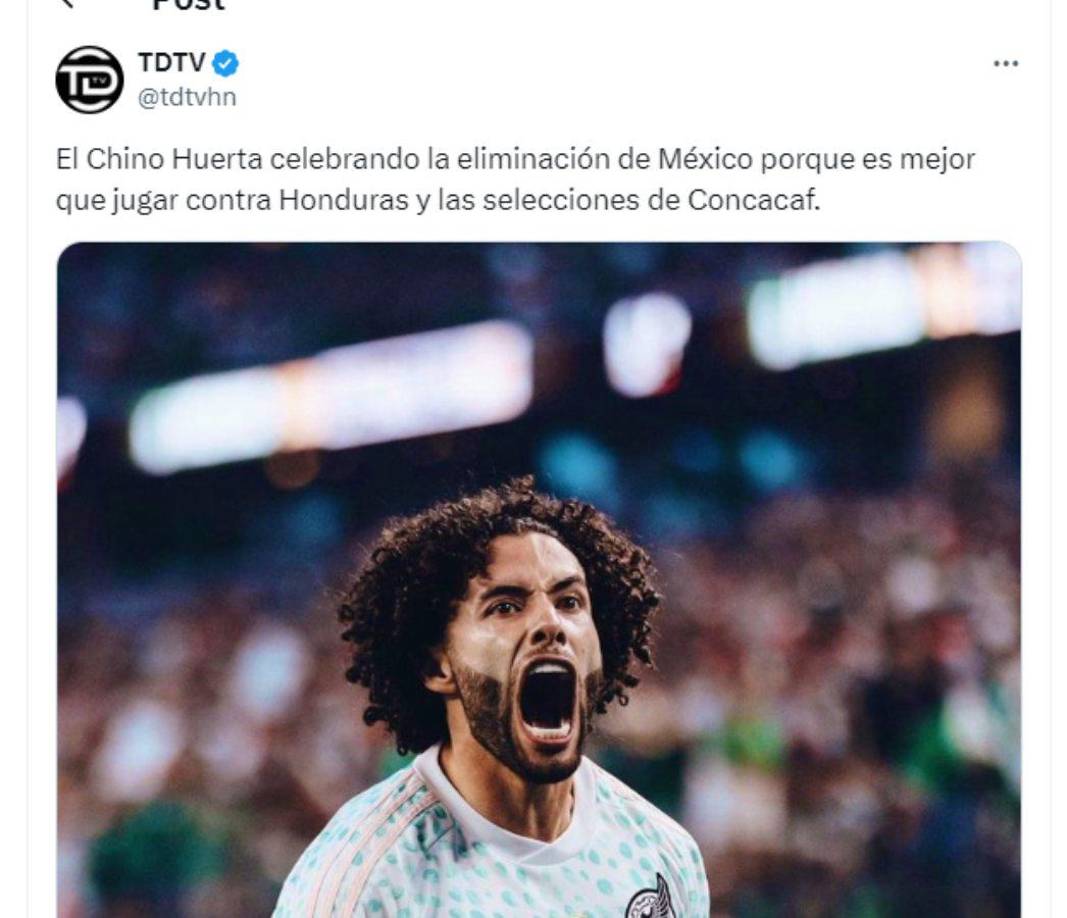 El jugador mexicano “Chino” Huerta es recordado por toda Honduras luego de la eliminación de México en fase de grupos de la Copa América 2024.