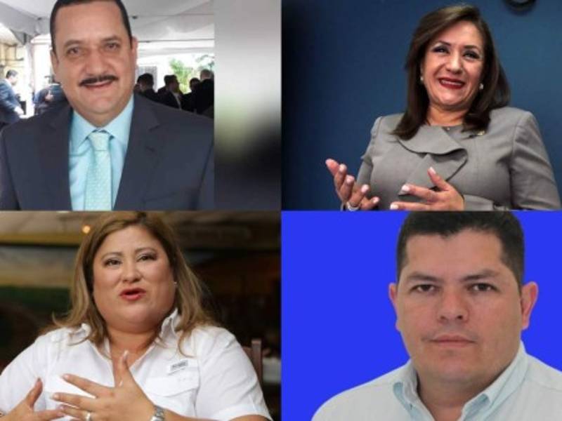 Cuatro de los implicados en el caso 'Arca abierta'.