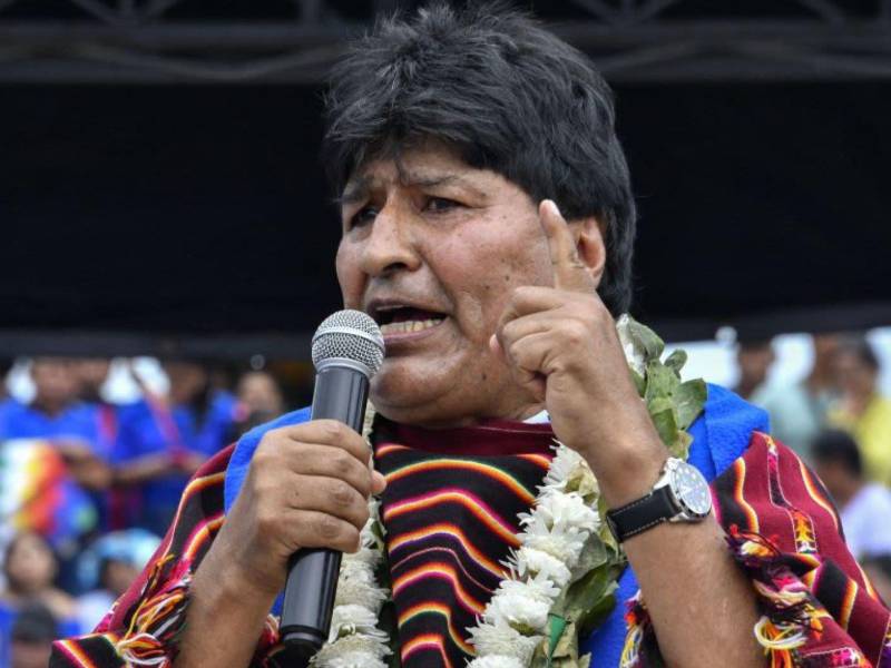 Evo Morales, expresidente de Bolivia.