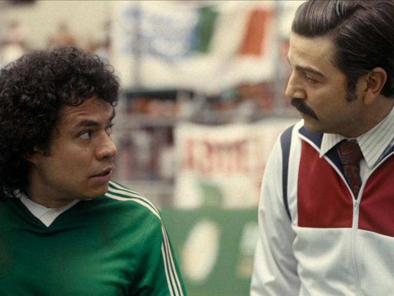 Fotografía cedida por la plataforma Netflix, que muestra un fotograma de la película 'México 86'.
