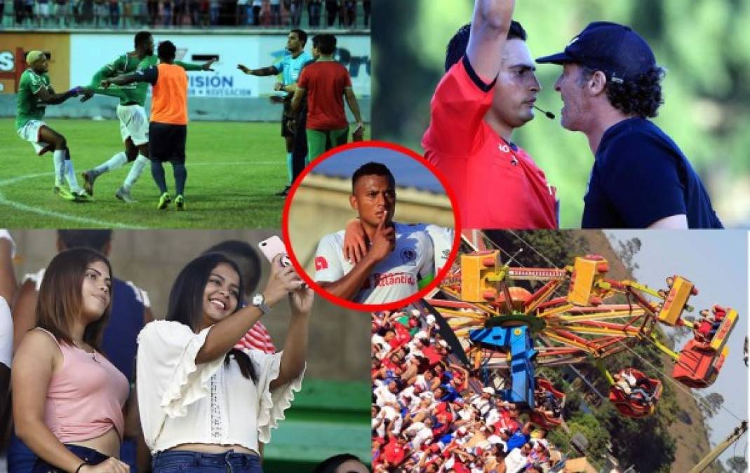 Las imágenes que nos dejaron los partidos dominicales de la séptima jornada del Torneo Apertura 2019 de la Liga Nacional de Honduras.