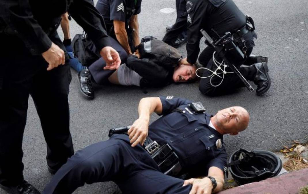 Impactantes imágenes del caos y la violencia en las masivas protestas en EEUU