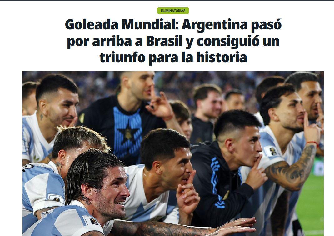 Messi deja dardo a Raphinha: revuelo tras goleada de Argentina a Brasil