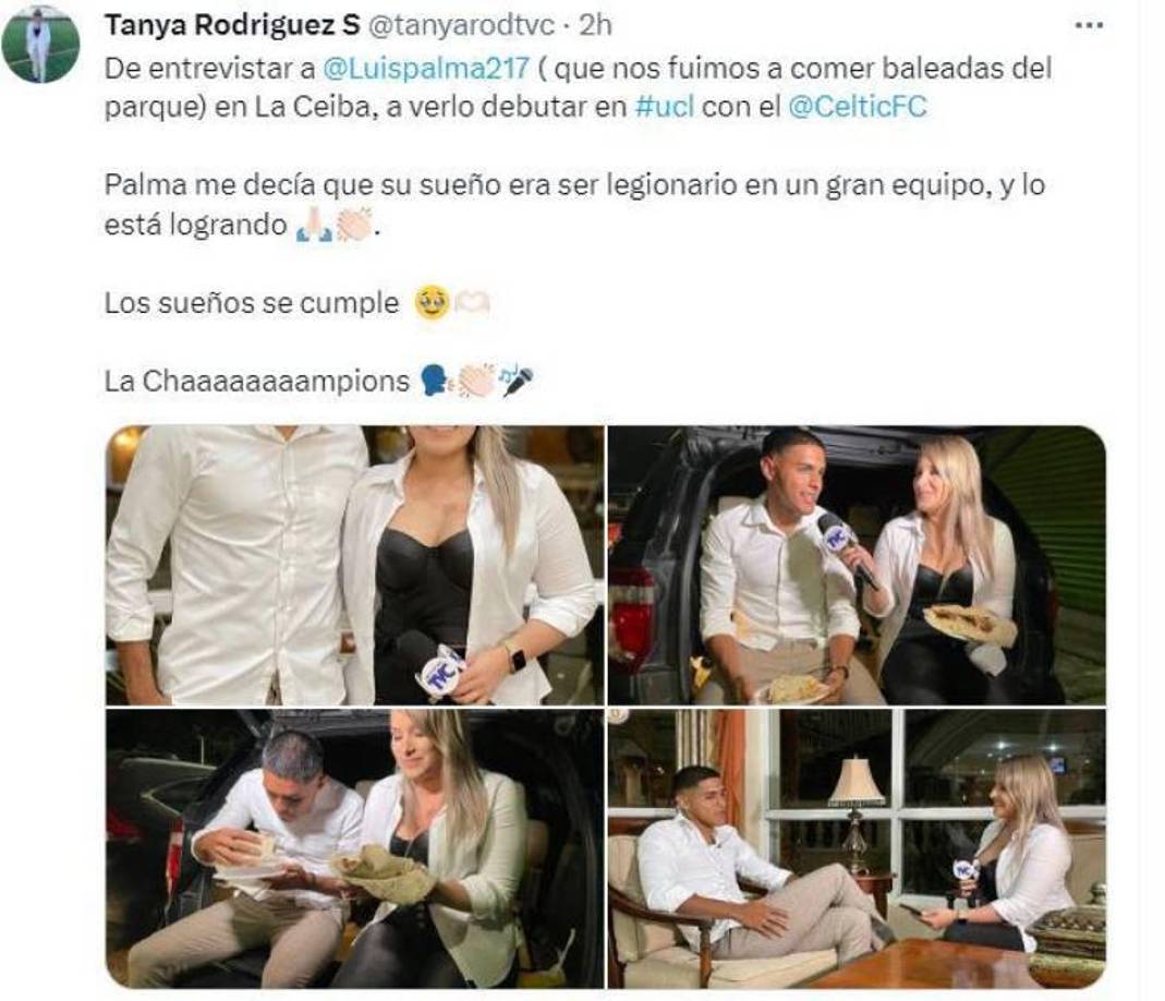 Tanya Rodríguez recordó: “Palma me decía que quería jugar en un equipo grande y lo está logrando y lo está logrando. Los sueños se cumplen”.