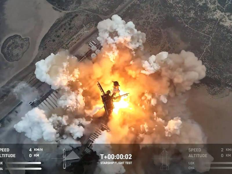 El poderoso Starship despegó exitosamente esta mañana desde Texas.