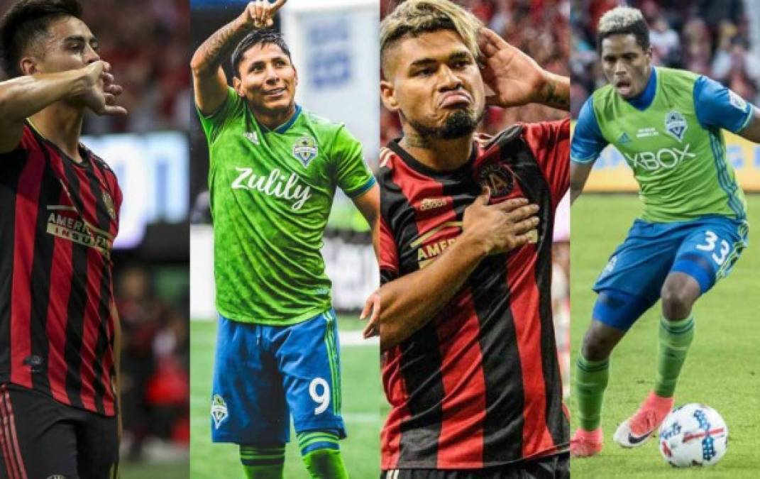 El Atlanta United y Seatle Sounders de la MLS se estarán enfrentando esta semana al Motagua y Olimpia por la ida de octavos de final de la Liga de Campeones de Concacaf. Conocé las figuras de ambos clubes que estarán en Honduras.