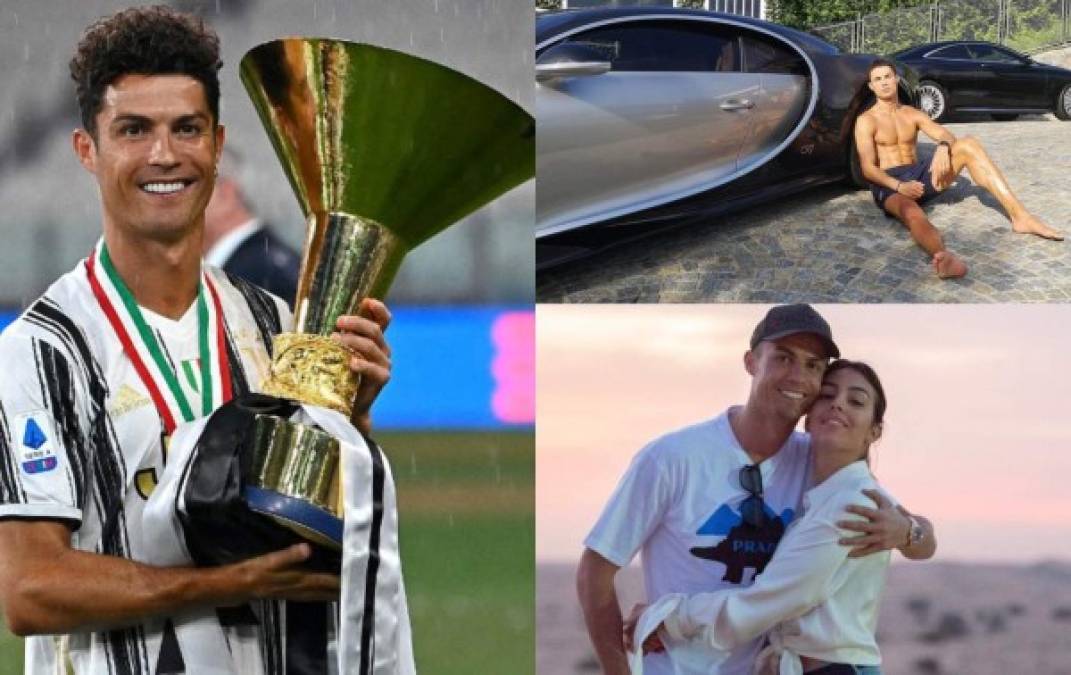 Cristiano Ronaldo se coronó campeón con la Juventus en la Serie A y decidió celebrar un nuevo título con un automóvil digno de un jerarca mundial.