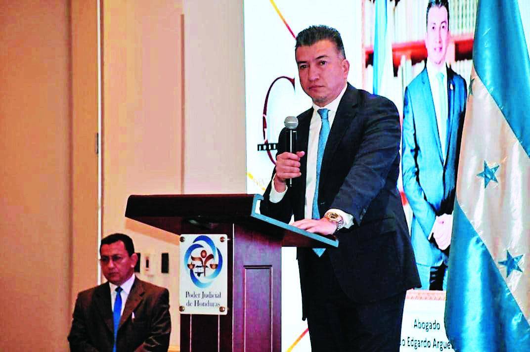 $!El presidente del Poder Judicial, Rolando Argueta, dice que han desempeñado con transparencia y justicia.