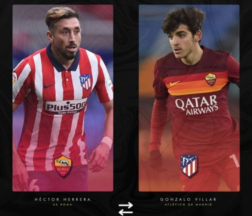 El Atlético de Madrid y la Roma podrían protagonizar un trueque días antes del cierre de mercado. Según la prensa italiana, el club rojiblanco cambiaría al mexicano Héctor Herrera por el joven internacional español Gonzalo Villar, para potenciar su centro del campo.