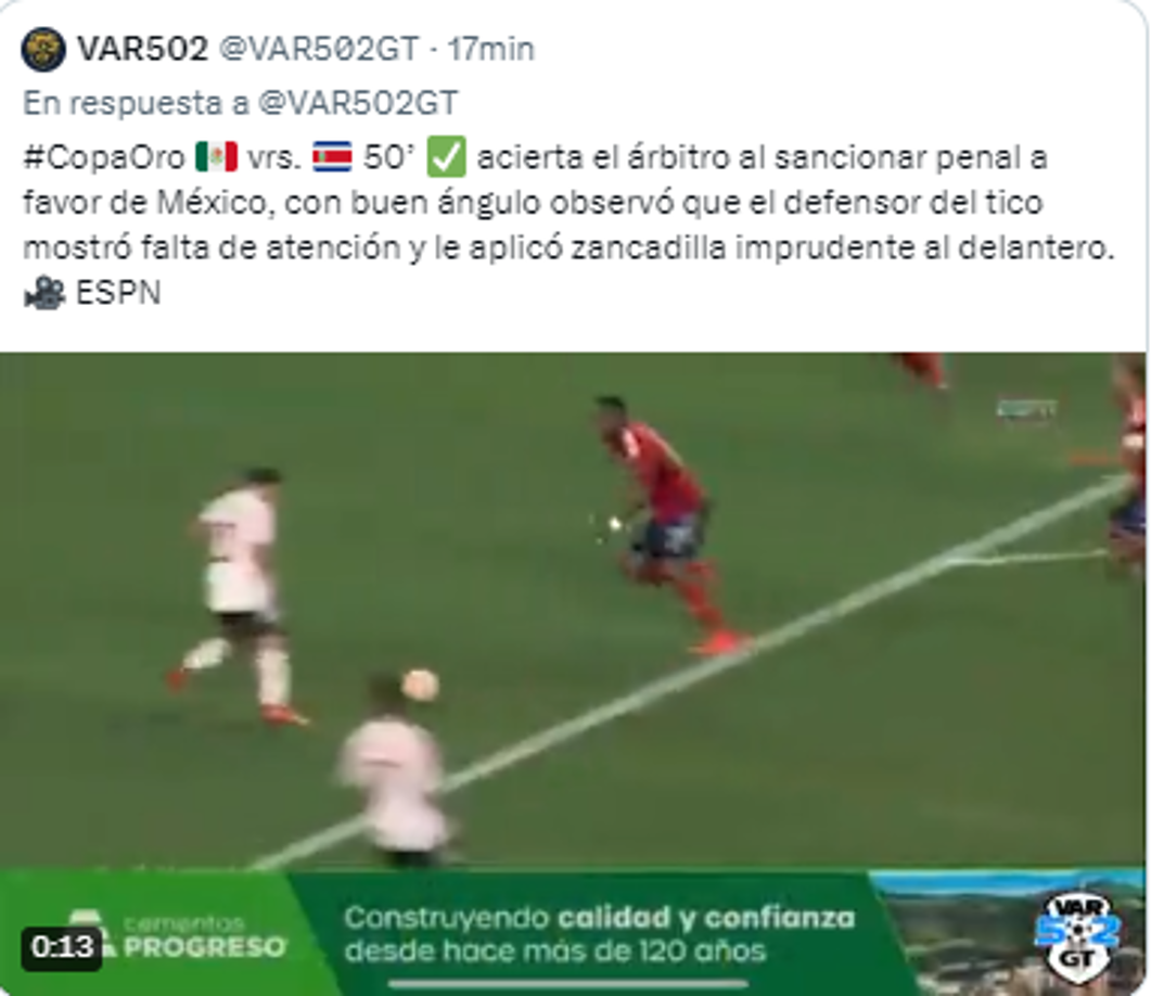 Exárbitro mexicano explota tras penal de Said contra Costa Rica