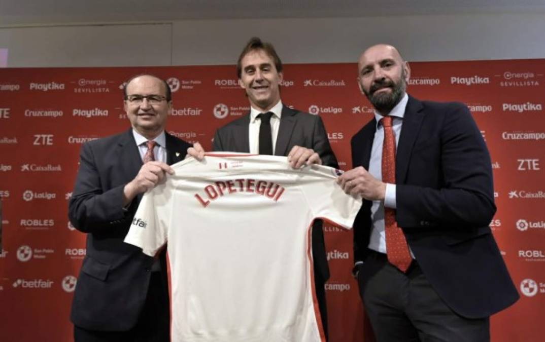 Julen Lopetegui fue presentado como nuevo entrenador del Sevilla. El técnico se mostró feliz en su presentación asegurando que llega al club andaluz 'lleno de energía y con ganas de darle forma' al equipo.