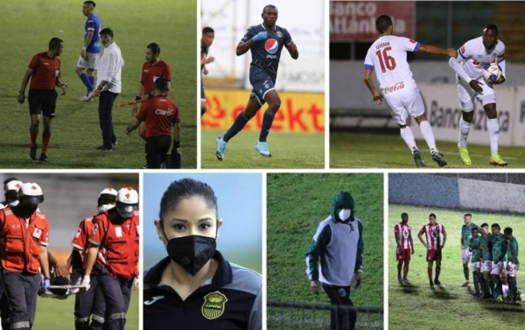 Las imágenes más curiosas y llamativas de la tercera jornada del Torneo Clausura 2021 de la Liga Nacional del fútbol hondureño.