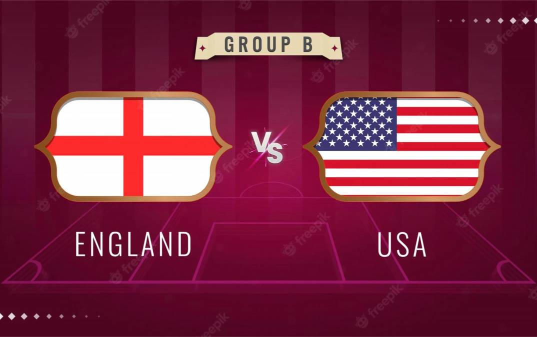 Inglaterra vs Estados Unidos: Duelo a realizarse el 25 de noviembre. Iniciará a partir de la 1:00pm, hora de Honduras. No se podrá ver a señal abierta en Honduras.