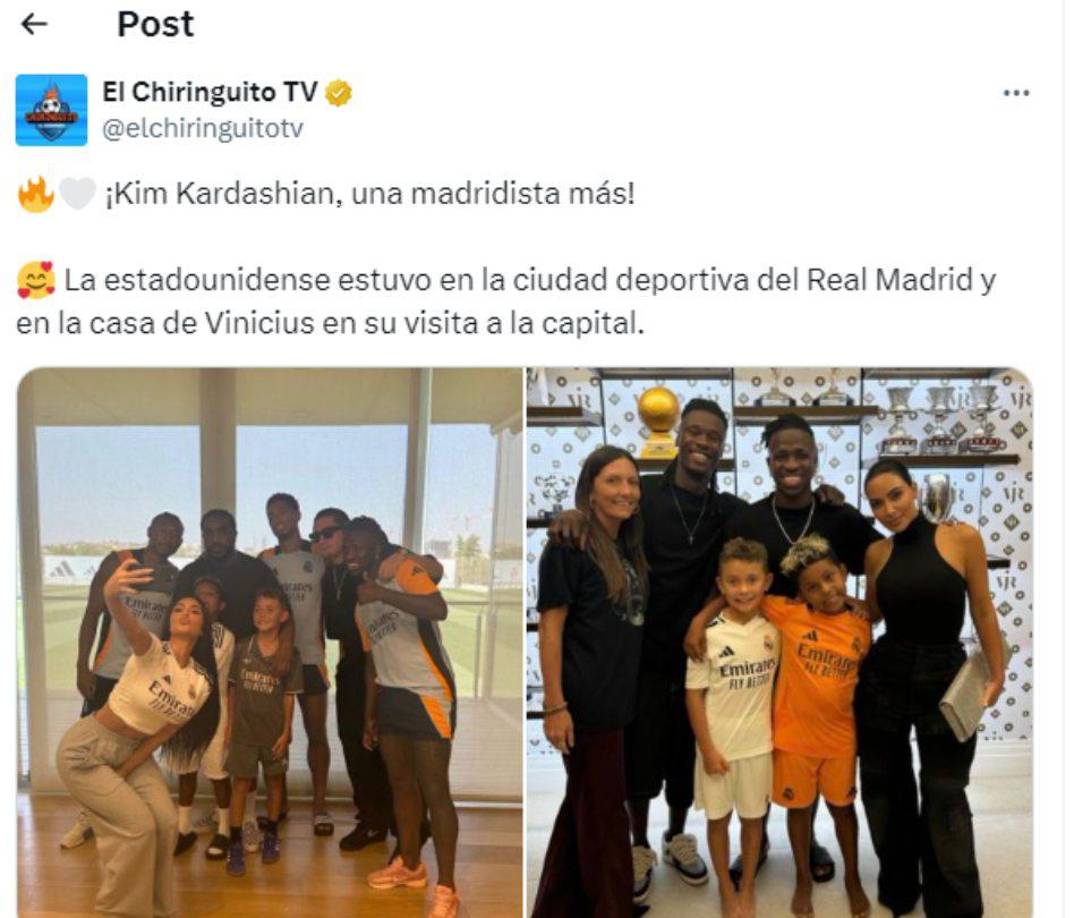 La visita de Kim Kardashian ha generado revuelo en diversos medios internacionales.