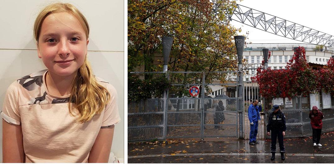 Conmoción en París por la muerte de una niña de 12 años