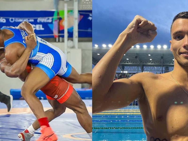 Kevin Mejía (izquierda) y Julio Horrego (derecha) le dieron medallas a Honduras en los Juegos Centroamericanos y del Caribe.
