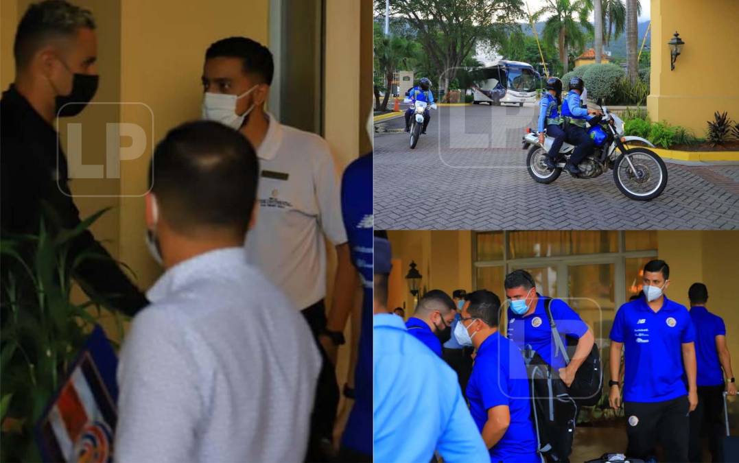 La selección de Costa Rica se instaló en San Pedro Sula y se reporta lista para el duelo que sostendrá frente a Honduras. El portero tico Keylor Navas es su máxima figura y tuvo un lindo gesto con un joven hondureño. Fotos Melvin Cubas y Fedefútbol.