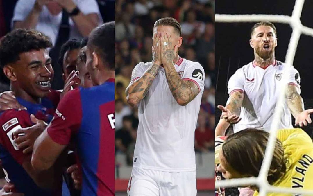 Barcelona venció 1-0 al Sevilla con gol en propio arco de Sergio Ramos. Mira las imágenes más curiosas que dejó el juego.
