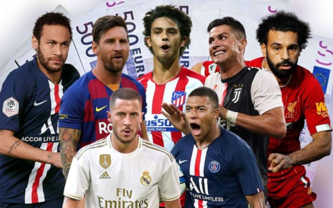 La reconocida y especializada web Transfermarkt ha publicado ya actualizado su listado de los futbolistas más caros del momento en el mundo. Sorpresas con los puestos de Cristiano Ronaldo y Lionel Messi.