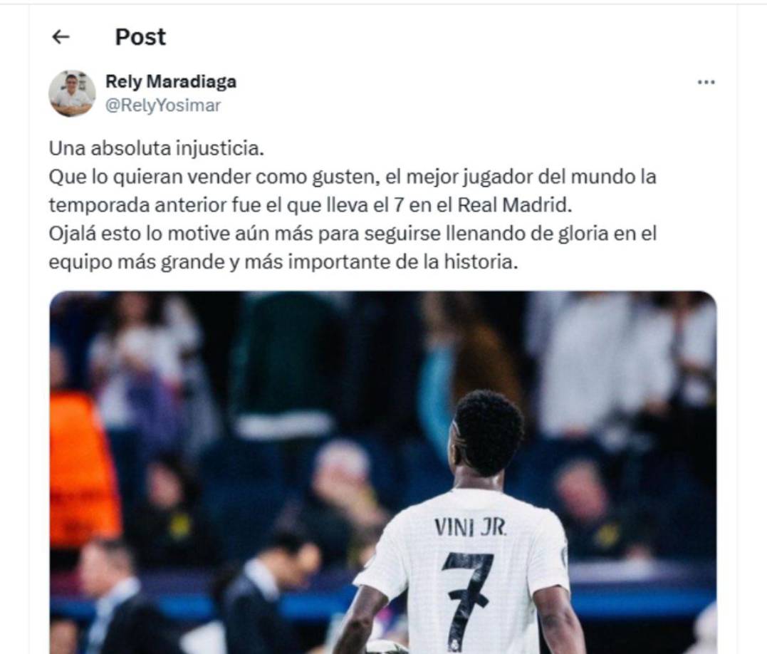 El periodista Rely Maradiaga se mostró molesto: “Una absoluta injusticia”, señaló. 