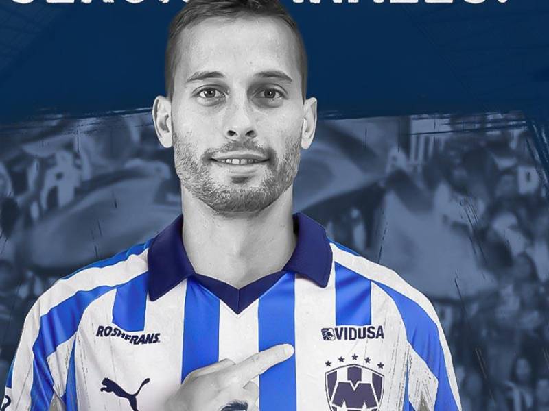 Monterrey anunció con esta imagen el fichaje del español Sergio Canales.