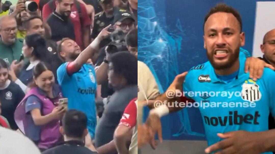 Neymar pierde el control: discusión, insultos y polémica en la Copa de Brasil