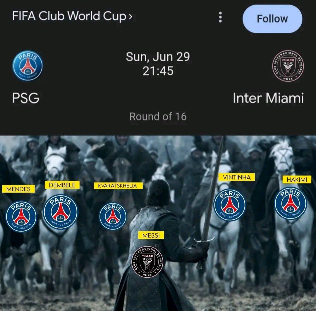 Messi es víctima de burlas: los crueles memes tras goleada del PSG al Inter Miami