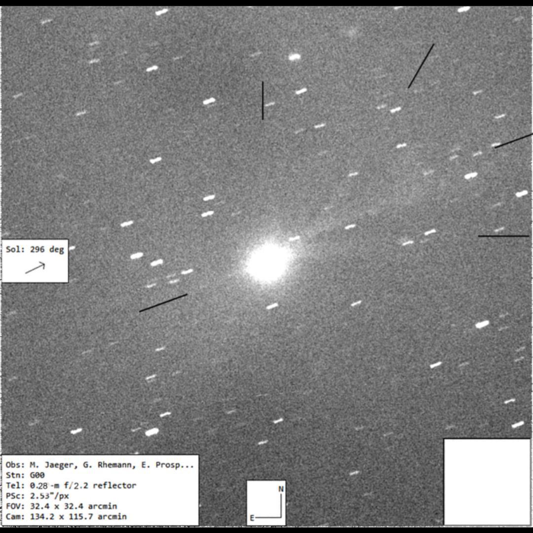 La NASA muestra curiosas fotos del cometa interestelar 3l/Atlas