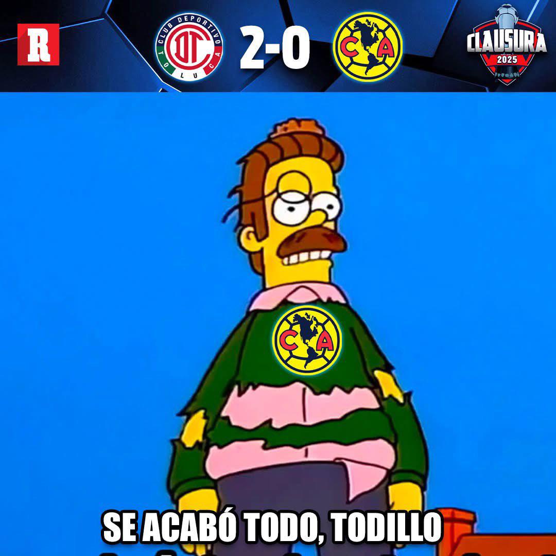 Burlas: Memes humillan al América tras perder la final de Liga MX ante Toluca