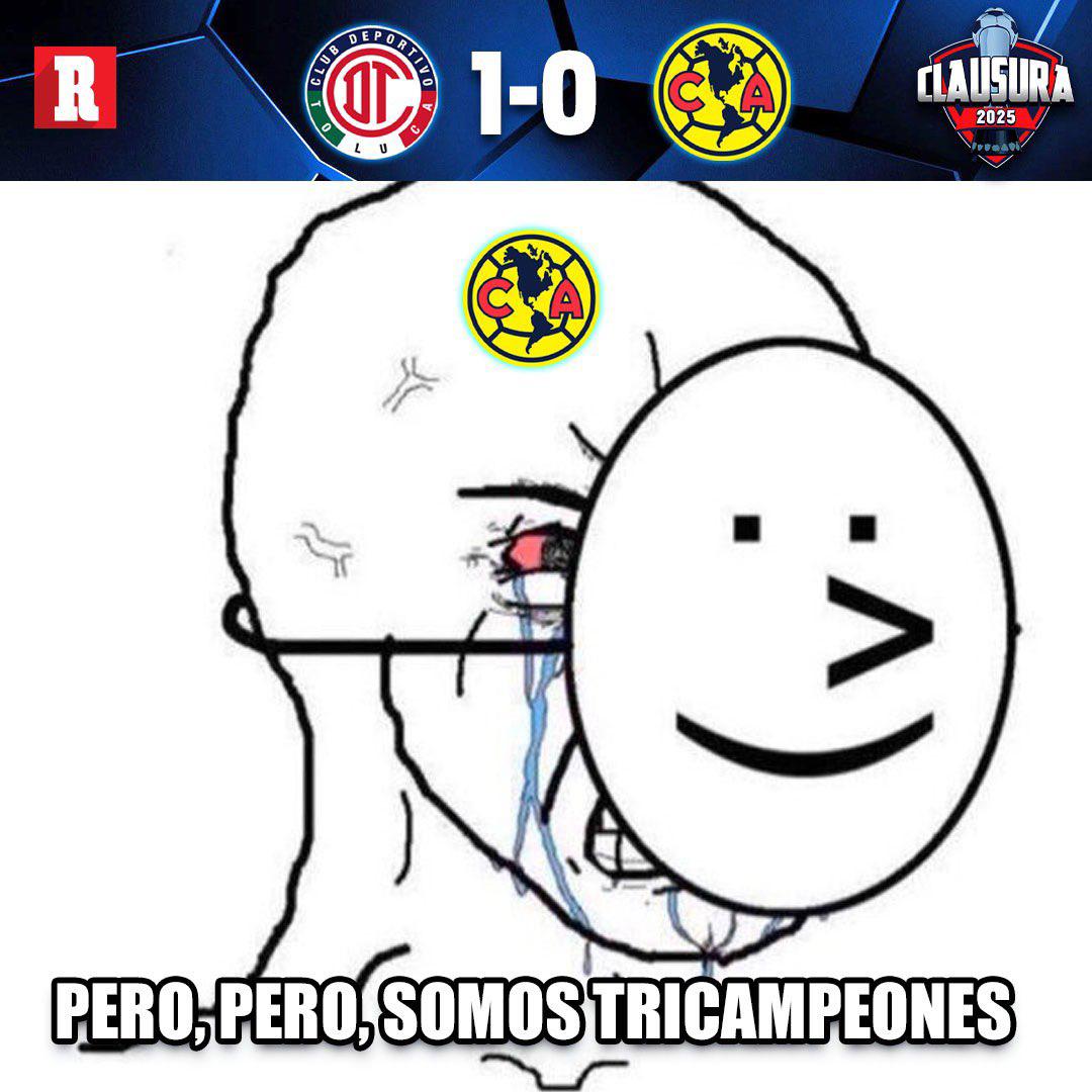 Burlas: Memes humillan al América tras perder la final de Liga MX ante Toluca