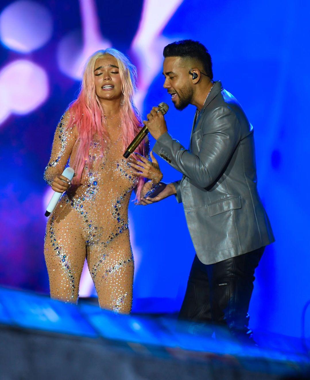 La Bichota y Romeo Santos juntos en Colombia