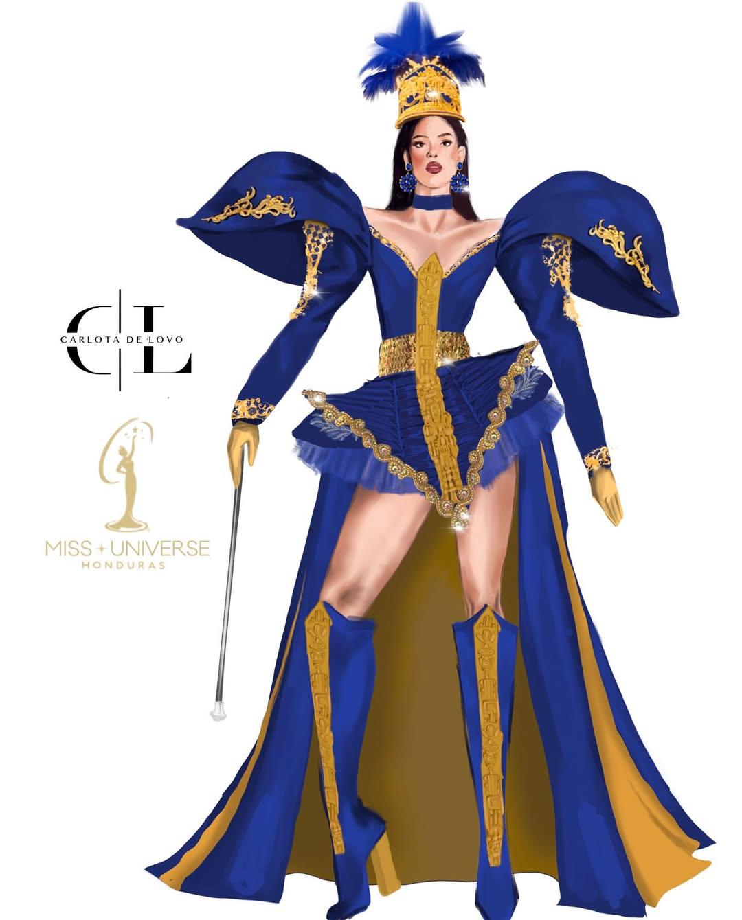 ¿Quién diseñó el traje de palillona de Miss Honduras Universo 2025?