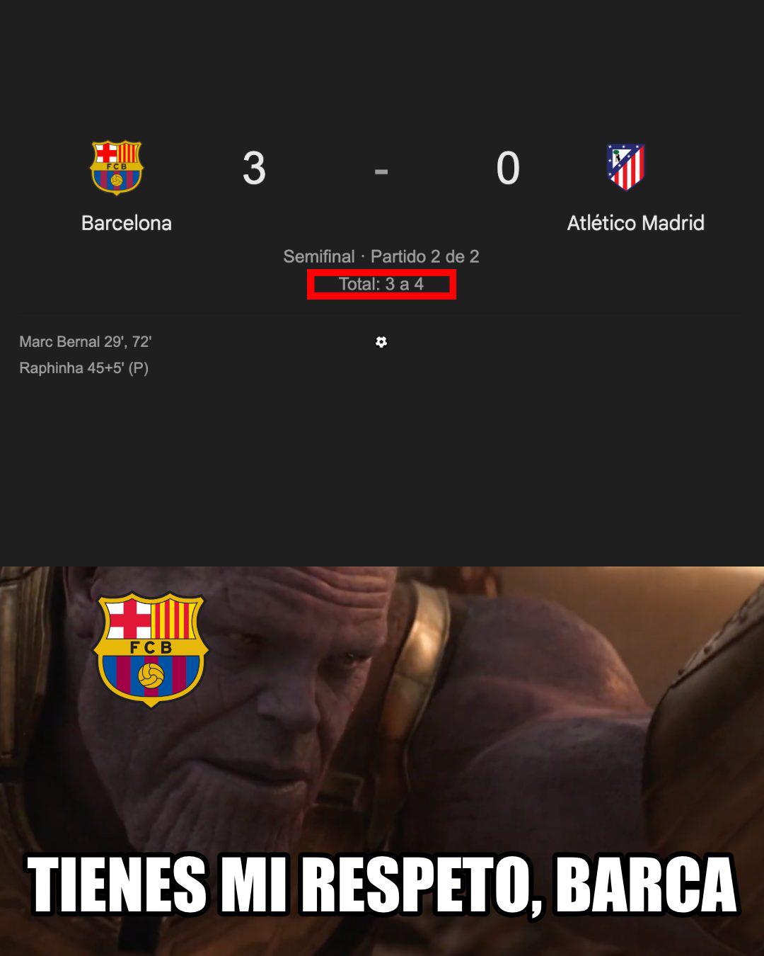Burlas al Barcelona: los crueles memes tras su eliminación en Copa del Rey