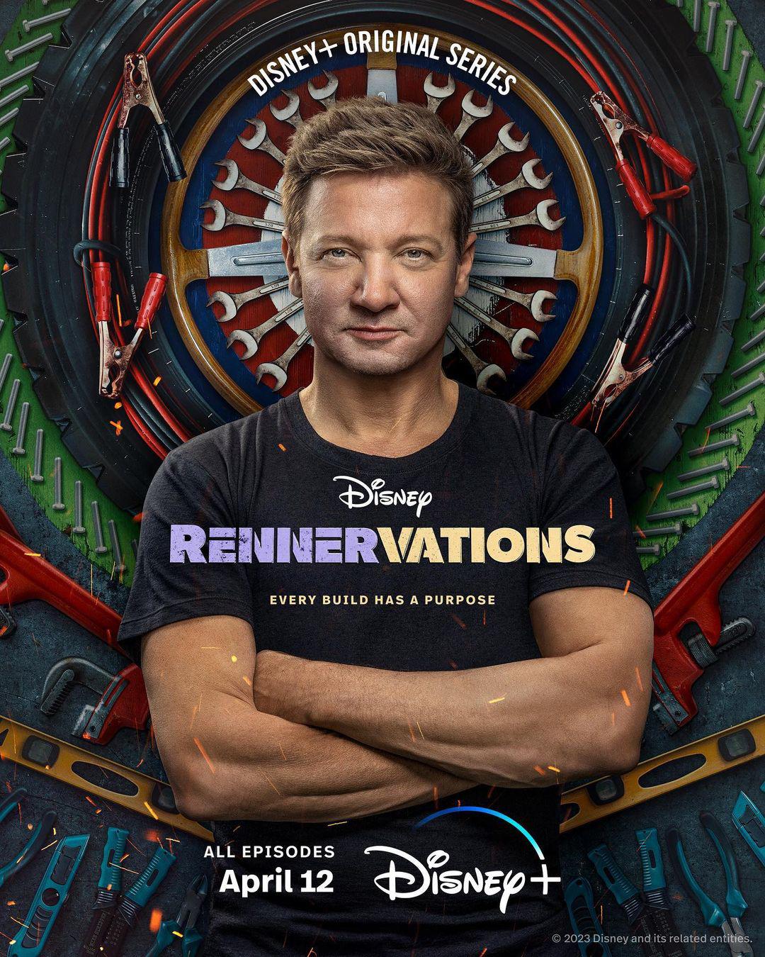 Jeremy Renner regresa a Disney+ después de aterrador accidente
